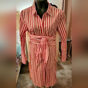 NWOT Button Down Shirt Dress 🍓